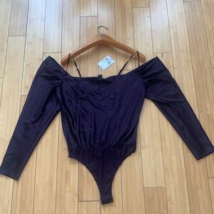 NWT 💜 Forever 21 - bodysuit - purple 💜 - M